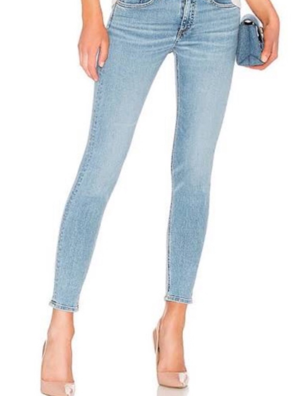 rag & bone light  Blue Ankle Skinny Jeans